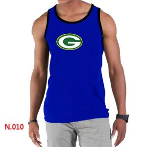Gorgeous Men's  NFL Green Bay Packers Sideline Legend Authentic Logo Tank Top Blue to showcase your team pride