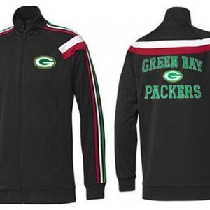 Terrific NFL Green Bay Packers Heart Jacket Black for ultimate sports enthusiasts