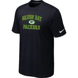 Terrific NFL Green Bay Packers Heart & Soul NFL T Shirt Black to showcase your team pride