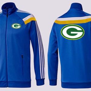 Fantastic NFL Green Bay Packers Team Logo Jacket Blue_3 a must have addition to your collection
