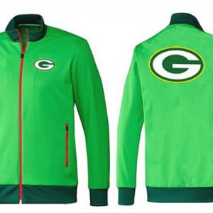 Stunning NFL Green Bay Packers Team Logo Jacket Green_1 for die hard Packers fans