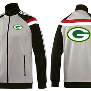 Impressive NFL Green Bay Packers Team Logo Jacket Grey for die hard Packers fans