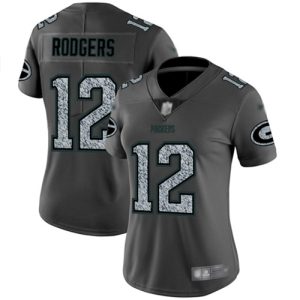 Unique Packers #12 Aaron Rodgers Gray Static Women's Stitched NFL Vapor Untouchable Limited Jersey to showcase your team pride