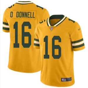 Stunning Packers #16 Pat O'Donnell Gold Men's Stitched NFL Limited Inverted Legend Jersey to showcase your team pride