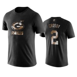 Unique Packers #2 Mason Crosby Black NFL Black Golden 100th Season T Shirts perfect for game day celebrations
