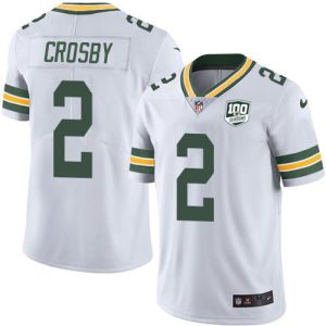 Fantastic Packers #2 Mason Crosby White Youth 100th Season Stitched NFL Vapor Untouchable Limited Jersey for die hard Packers fans