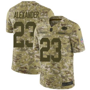Unique Packers #23 Jaire Alexander Camo Men's Stitched NFL Limited 2018 Salute To Service Jersey to showcase your team pride