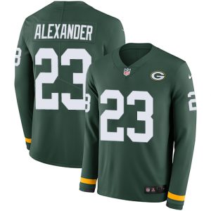 Unique Packers #23 Jaire Alexander Green Team Color Youth Stitched NFL Limited Therma Long Sleeve Jersey to stand out at the stadium