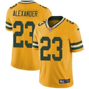 Fantastic Packers #23 Jaire Alexander Yellow Men's Stitched NFL Limited Rush Jersey to showcase your team pride