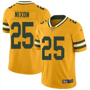 Fantastic Packers #25 Keisean Nixon Gold Men's Stitched NFL Limited Inverted Legend Jersey a must have addition to your collection