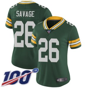 Amazing Packers #26 Darnell Savage Green Team Color Women's Stitched NFL 100th Season Vapor Limited Jersey to stand out at the stadium