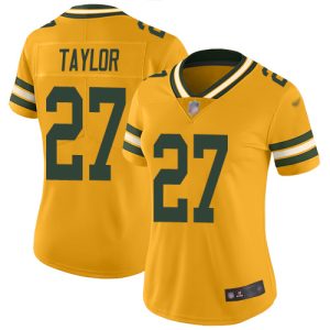 Unique Packers #27 Patrick Taylor Gold Women's Stitched NFL Limited Inverted Legend Jersey a must have addition to your collection
