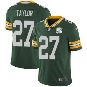 Unique Packers #27 Patrick Taylor Green Team Color Youth 100th Season Stitched NFL Vapor Untouchable Limited Jersey to stand out at the stadium
