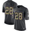 Terrific Packers #28 AJ Dillon Black Youth Stitched NFL Limited 2016 Salute to Service Jersey to stand out at the stadium