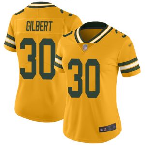 Amazing Packers #30 Zyon Gilbert Gold Women's Stitched NFL Limited Inverted Legend Jersey to stand out at the stadium