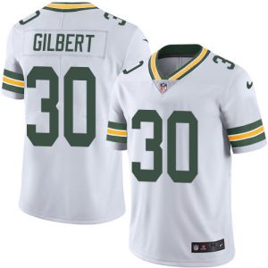 Unique Packers #30 Zyon Gilbert White Men's Stitched NFL Vapor Untouchable Limited Jersey to showcase your team pride