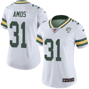 Unique Packers #31 Adrian Amos White Women's 100th Season Stitched NFL Vapor Untouchable Limited Jersey to showcase your team pride