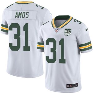 Amazing Packers #31 Adrian Amos White Youth 100th Season Stitched NFL Vapor Untouchable Limited Jersey for ultimate sports enthusiasts