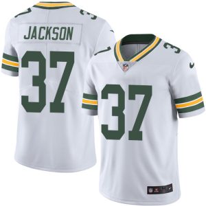 Gorgeous Packers #37 Josh Jackson White Men's Stitched NFL Vapor Untouchable Limited Jersey for die hard Packers fans