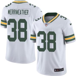 Impressive Packers #38 Ellis Merriweather White Youth Stitched NFL Vapor Untouchable Limited Jersey to showcase your team pride