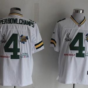 Terrific Packers #4 Superbowlchamps White Men's Stitched NFL Limited Jersey to showcase your team pride
