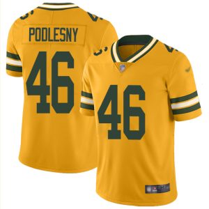 Outstanding Packers #46 Jack Podlesny Gold Youth Stitched NFL Limited Inverted Legend Jersey to showcase your team pride