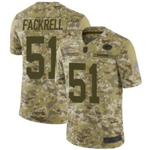 Amazing Packers #51 Kyler Fackrell Camo Men's Stitched NFL Limited 2018 Salute To Service Jersey to stand out at the stadium