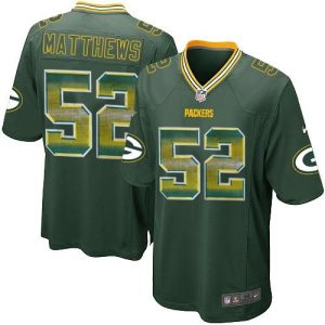 Amazing Packers #52 Clay Matthews Green Team Color Men's Stitched NFL Limited Strobe Jersey to stand out at the stadium