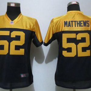 Gorgeous Packers #52 Clay Matthews Navy Blue Alternate Women's Stitched NFL New Limited Jersey for die hard Packers fans