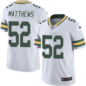 Outstanding Packers #52 Clay Matthews White Youth Stitched NFL Vapor Untouchable Limited Jersey perfect for game day celebrations