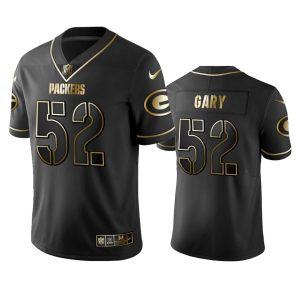 Amazing Packers #52 Rashan Gary Men's Stitched NFL Vapor Untouchable Limited Black Golden Jersey perfect for game day celebrations