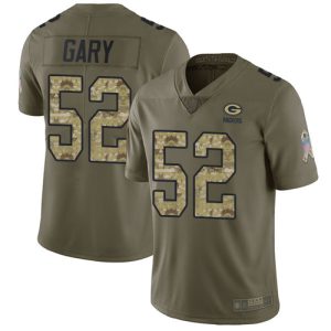 Amazing Packers #52 Rashan Gary Olive/Camo Men's Stitched NFL Limited 2017 Salute To Service Jersey perfect for game day celebrations
