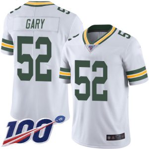 Gorgeous Packers #52 Rashan Gary White Men's Stitched NFL 100th Season Vapor Limited Jersey a must have addition to your collection