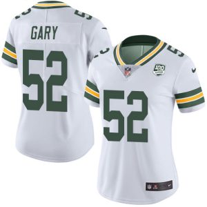 Stunning Packers #52 Rashan Gary White Women's 100th Season Stitched NFL Vapor Untouchable Limited Jersey for die hard Packers fans