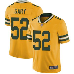 Gorgeous Packers #52 Rashan Gary Yellow Youth Stitched NFL Limited Rush Jersey for ultimate sports enthusiasts