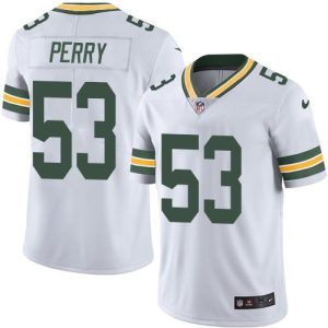 Unique Packers #53 Nick Perry White Men's Stitched NFL Vapor Untouchable Limited Jersey a must have addition to your collection