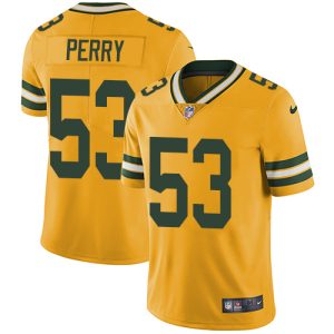 Terrific Packers #53 Nick Perry Yellow Men's Stitched NFL Limited Rush Jersey to stand out at the stadium