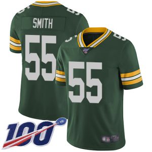 Gorgeous Packers #55 Za'Darius Smith Green Team Color Youth Stitched NFL 100th Season Vapor Limited Jersey for die hard Packers fans