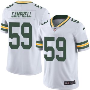 Unique Packers #59 De'Vondre Campbell White Men's Stitched NFL Vapor Untouchable Limited Jersey to showcase your team pride