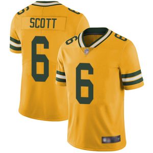 Unique Packers #6 JK Scott Yellow Men's Stitched NFL Limited Rush Jersey to stand out at the stadium