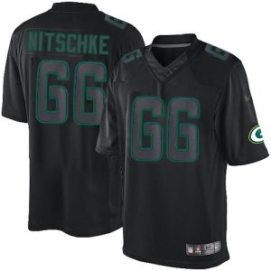 Outstanding Packers #66 Ray Nitschke Black Men's Stitched NFL Impact Limited Jersey a must have addition to your collection