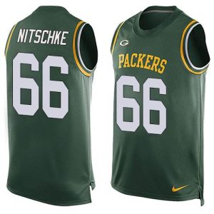 Fantastic Packers #66 Ray Nitschke Green Team Color Men's Stitched NFL Limited Tank Top Jersey to stand out at the stadium