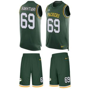Amazing Packers #69 David Bakhtiari Green Team Color Men's Stitched NFL Limited Tank Top Suit Jersey to showcase your team pride