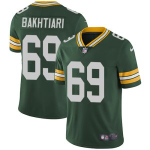 Outstanding Packers #69 David Bakhtiari Green Team Color Youth Stitched NFL Vapor Untouchable Limited Jersey perfect for game day celebrations