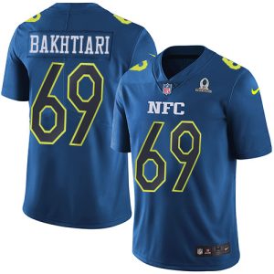 Fantastic Packers #69 David Bakhtiari Navy Men's Stitched NFL Limited NFC 2017 Pro Bowl Jersey to showcase your team pride