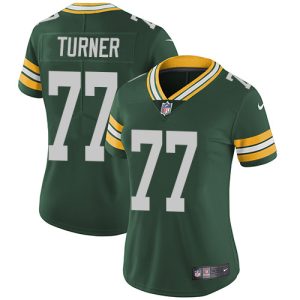 Gorgeous Packers #77 Billy Turner Green Team Color Women's Stitched NFL Vapor Untouchable Limited Jersey for ultimate sports enthusiasts