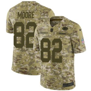 Impressive Packers #82 J'Mon Moore Camo Men's Stitched NFL Limited 2018 Salute To Service Jersey to showcase your team pride