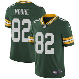 Unique Packers #82 J'Mon Moore Green Team Color Men's Stitched NFL Vapor Untouchable Limited Jersey to stand out at the stadium