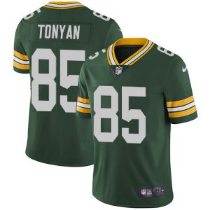 Outstanding Packers #85 Robert Tonyan Green Team Color Men's Stitched NFL Vapor Untouchable Limited Jersey a must have addition to your collection