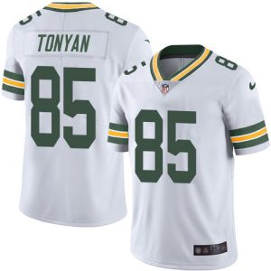 Terrific Packers #85 Robert Tonyan White Men's Stitched NFL Vapor Untouchable Limited Jersey perfect for game day celebrations
